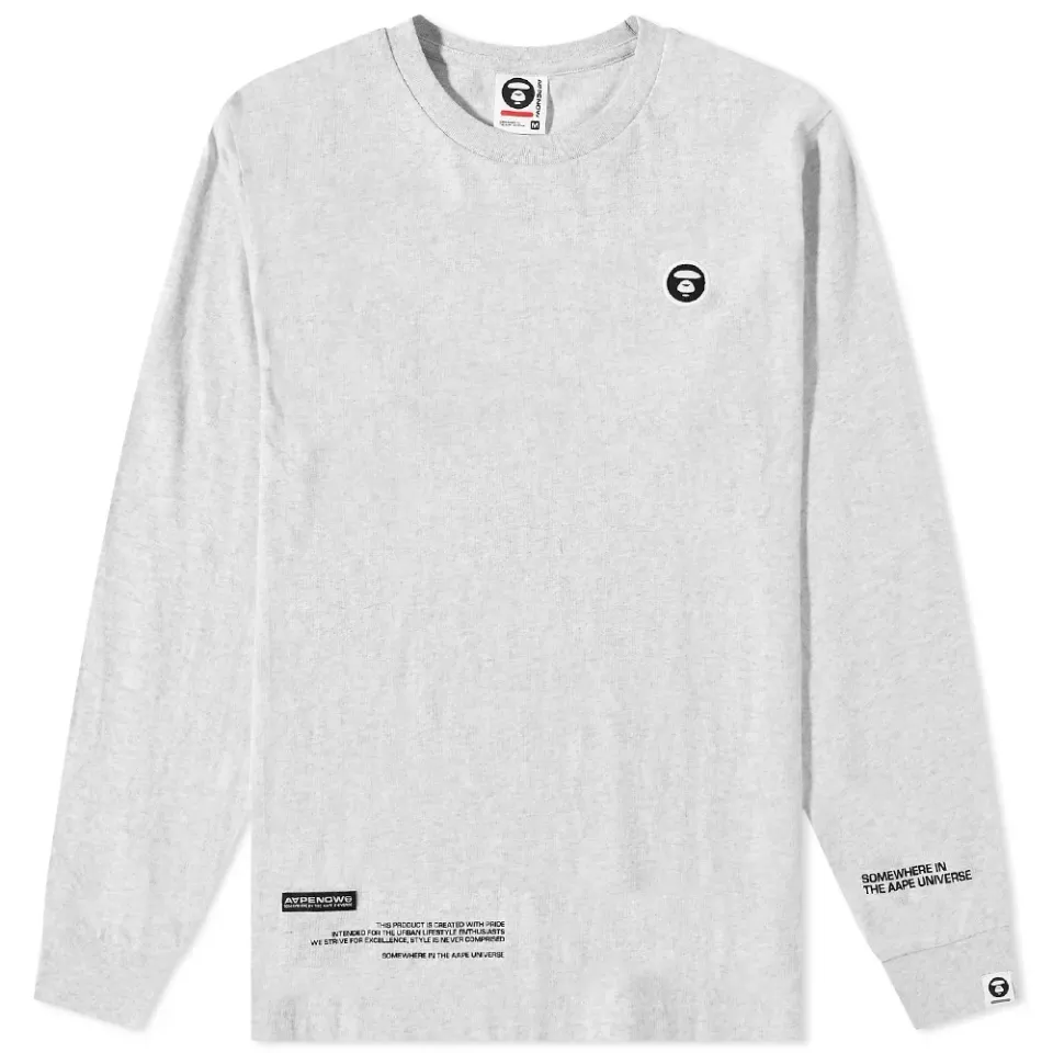 AAPE Long Sleeve AAPE Now T-Shirt