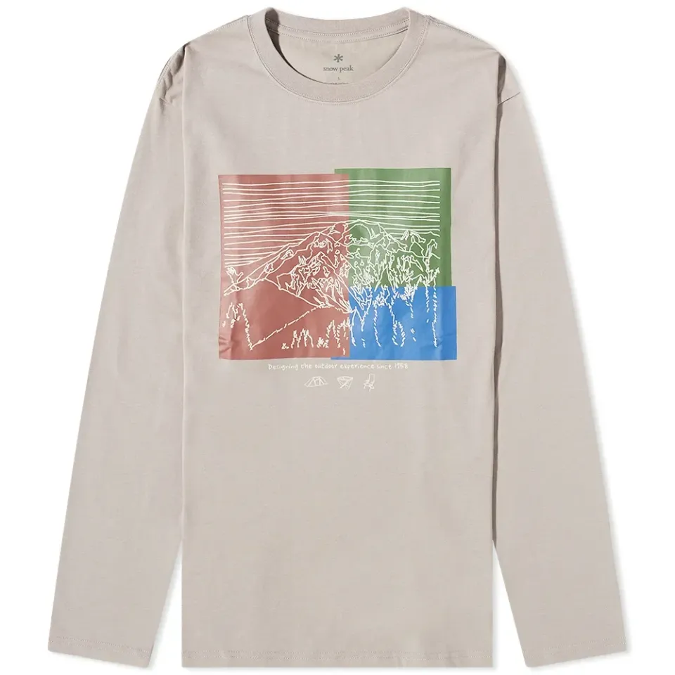 Long Sleeve Mt. Echigo Komagatake T-Shirt