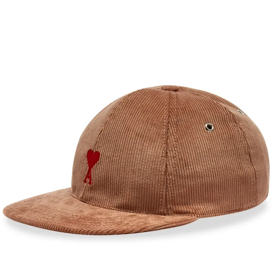 AMI Corduroy Heart Cap