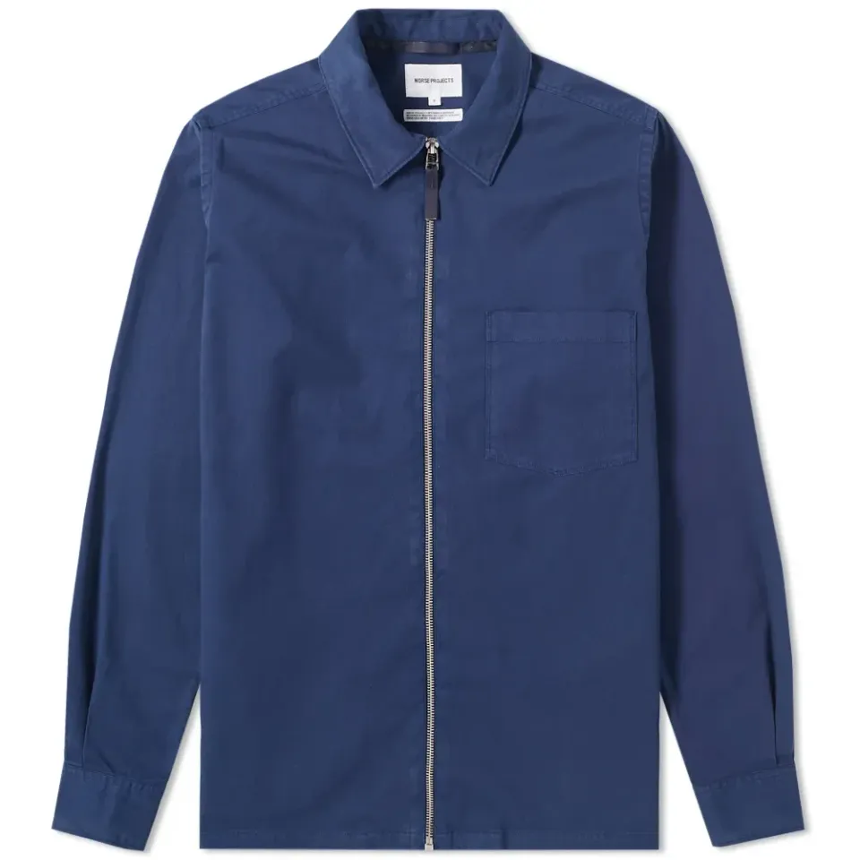 Jens Garment Dyed Twill Shirt Jacket