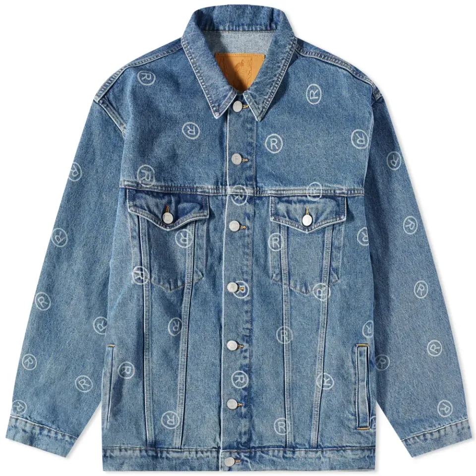 All Over Logo Denim Jacket