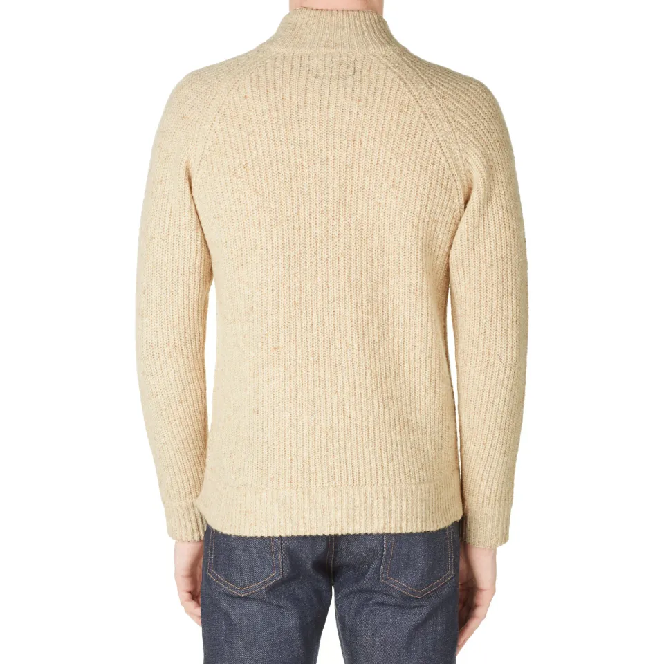Rib High Neck Knit