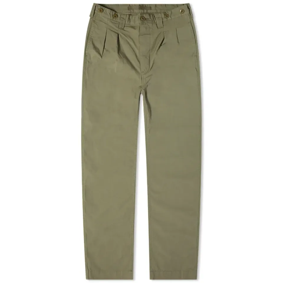 Ripstop Pleated Chino