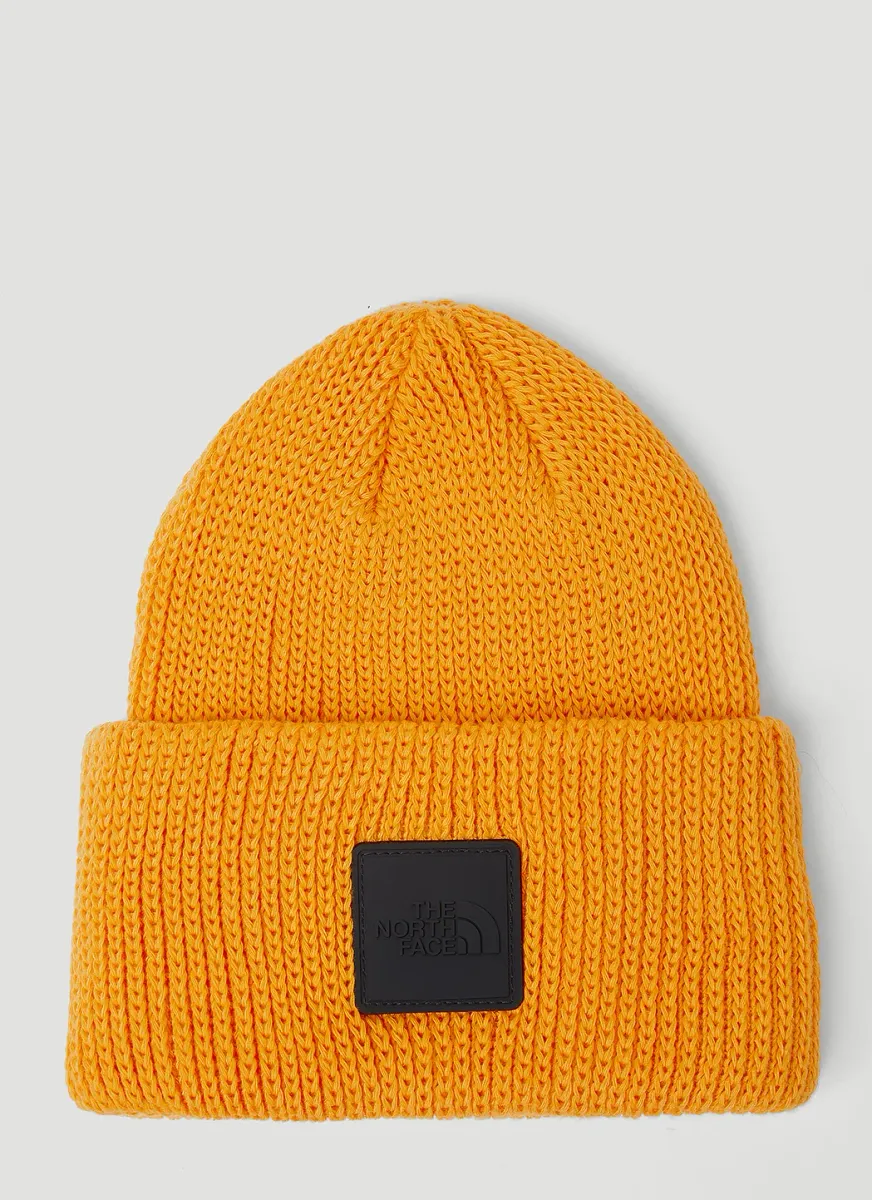 Logo Patch Beanie Hat