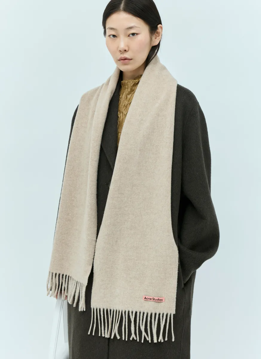 Fringe Wool Scarf