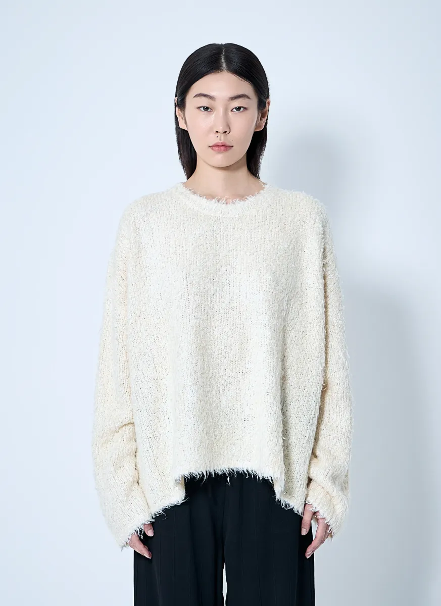 Boxy Silk Sweater
