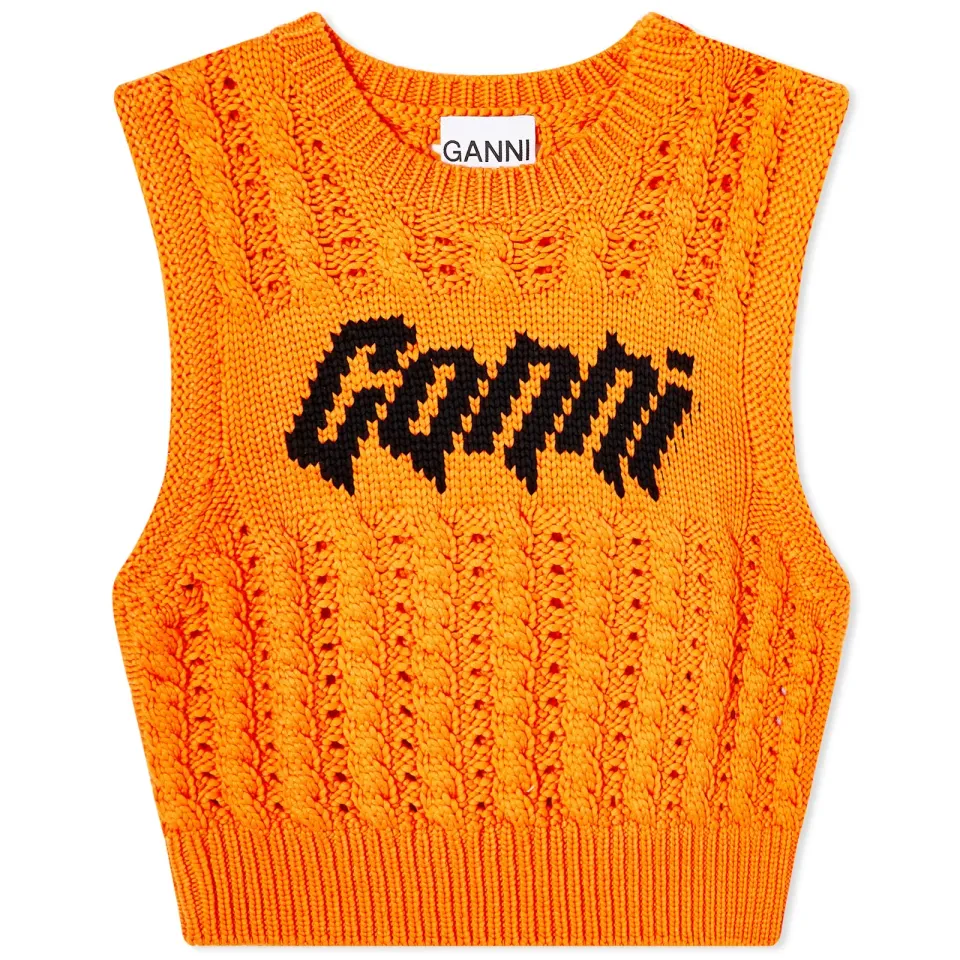 Viscose Rope Crop Vest