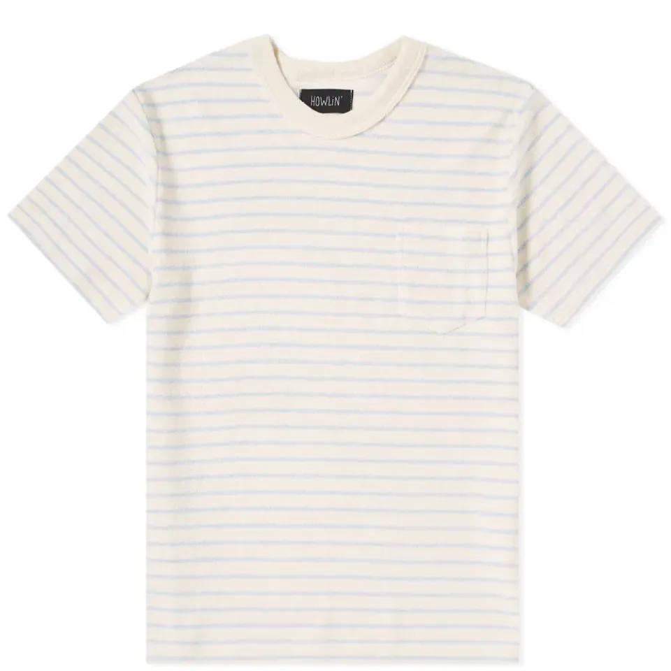 Howlin' Psycho Killer Stripe Towelling Tee