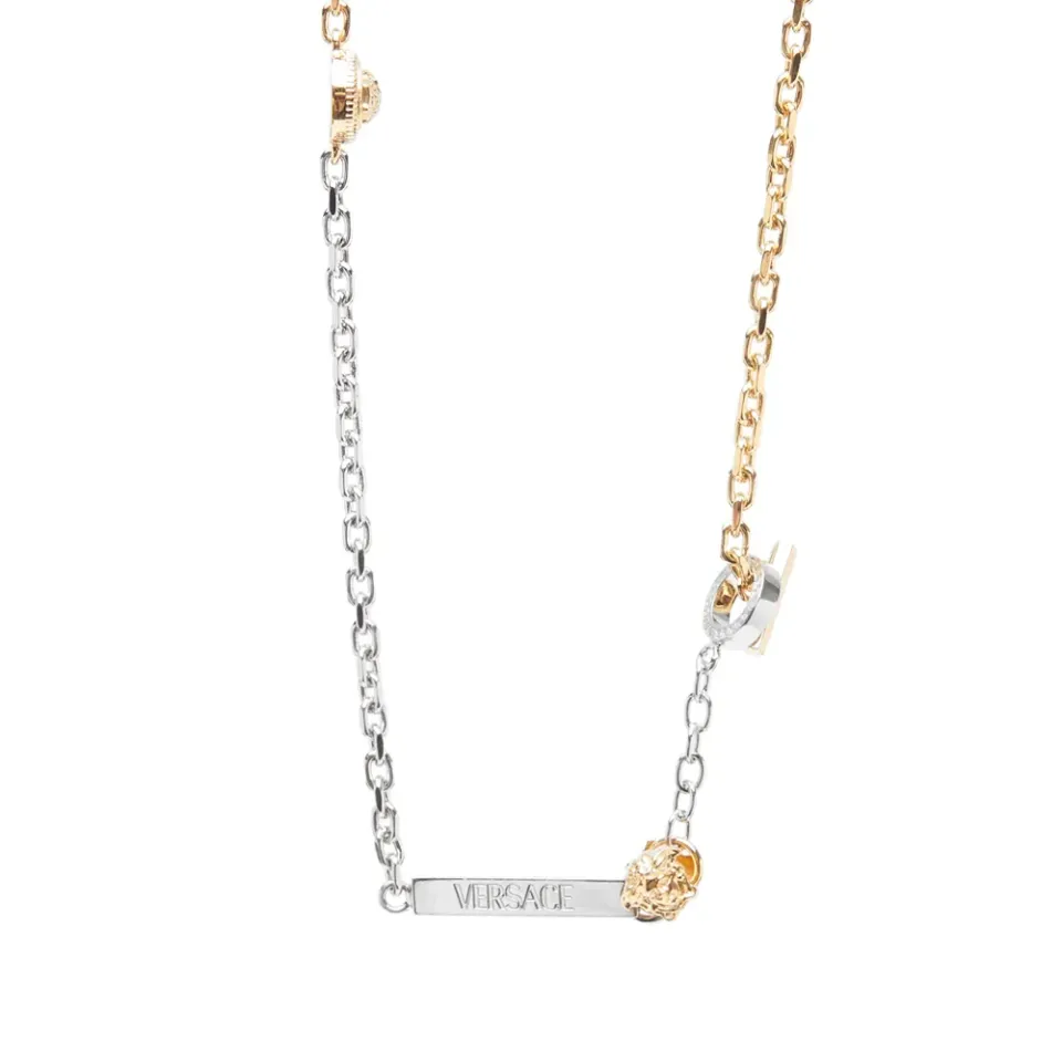 Small Medusa Medallion Chain Necklace