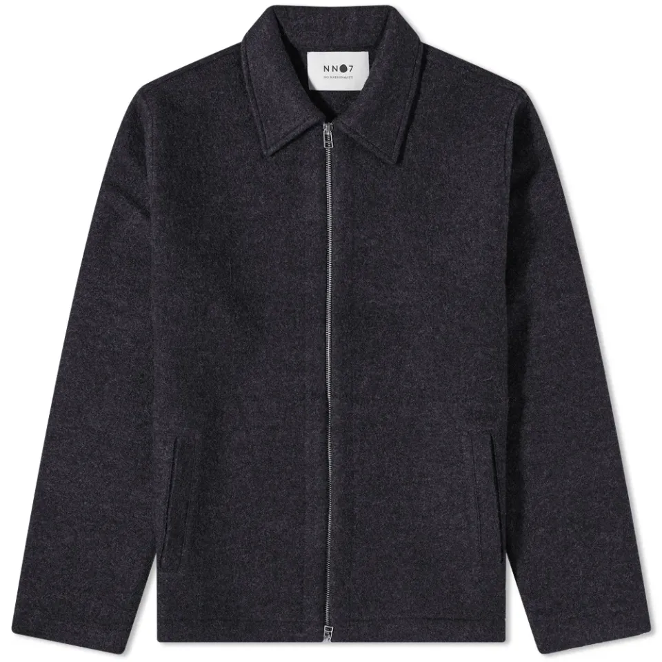 Ivan Boiled Wool Zip Jacket