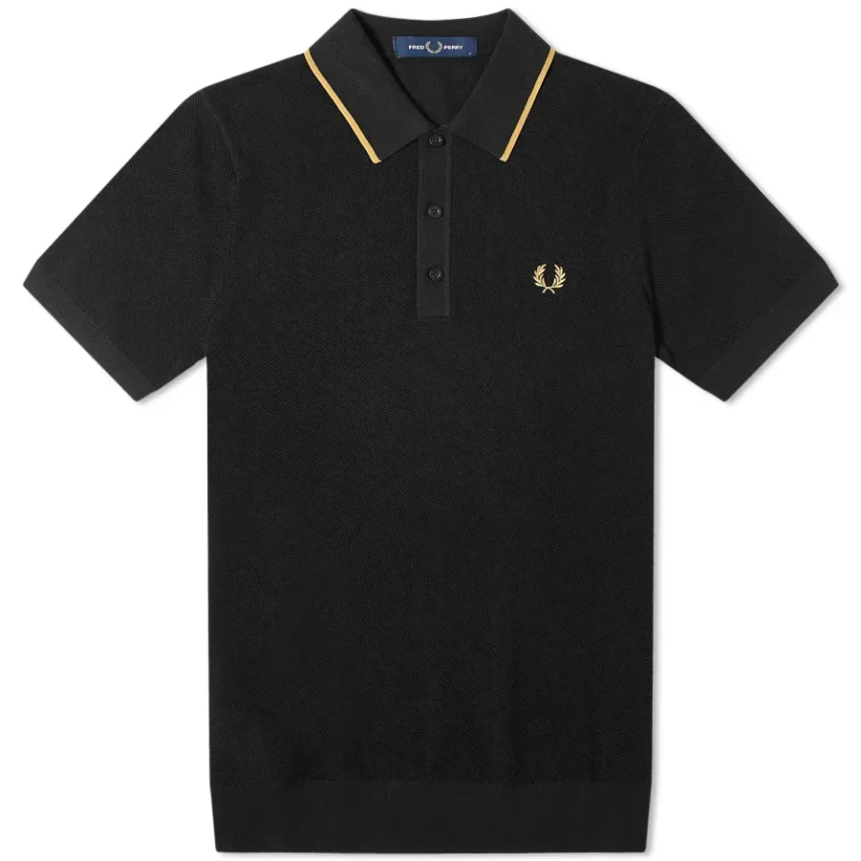 Knitted Twin Tipped Polo