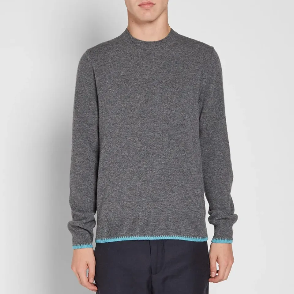 Comme des Garcons SHIRT Contrast Hem Crew Knit