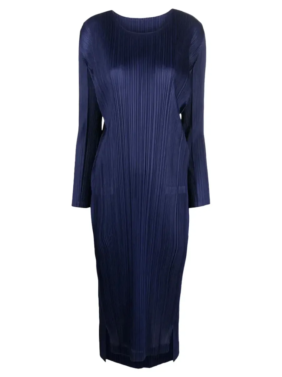 Pleats Please Dress Navy