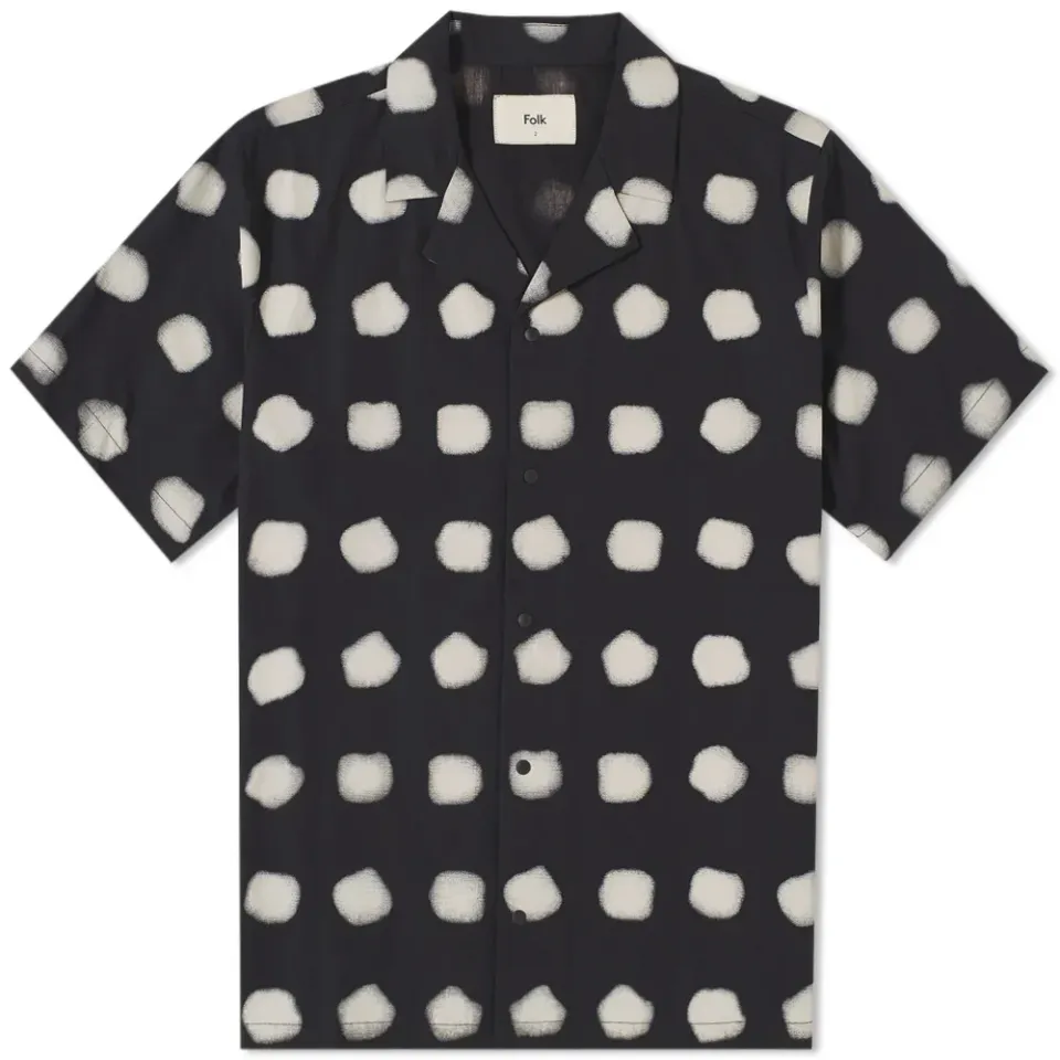 Short Sleeve Dot Vacation Shirt