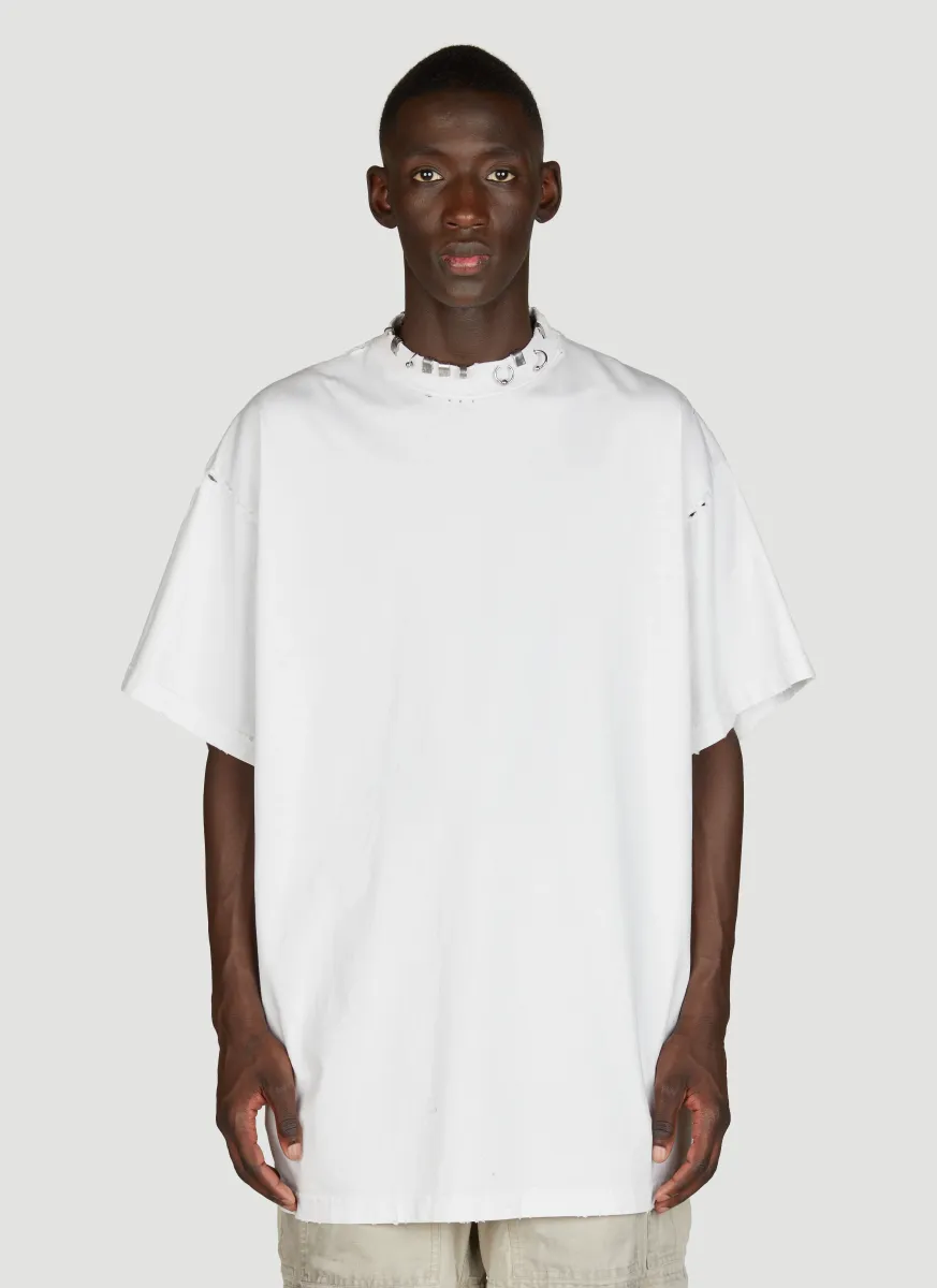 Pierced Oversized T-Shirt