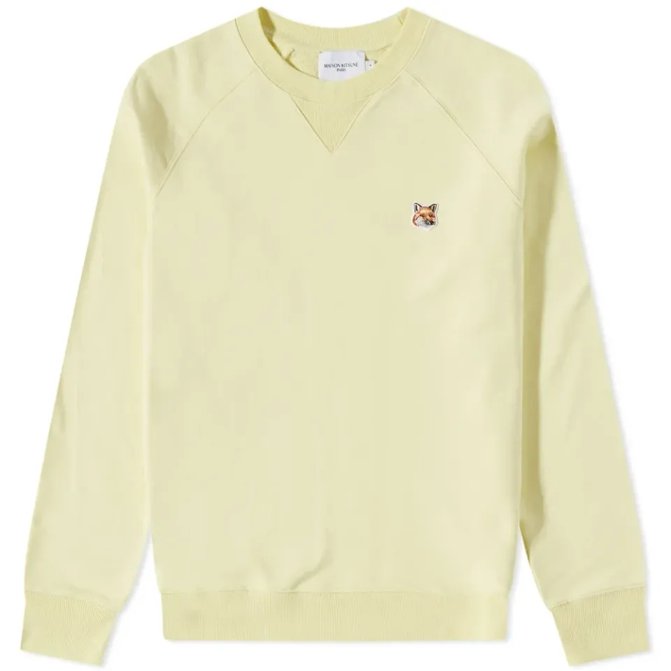 Maison Kitsuné Fox Head Patch Crew Sweat