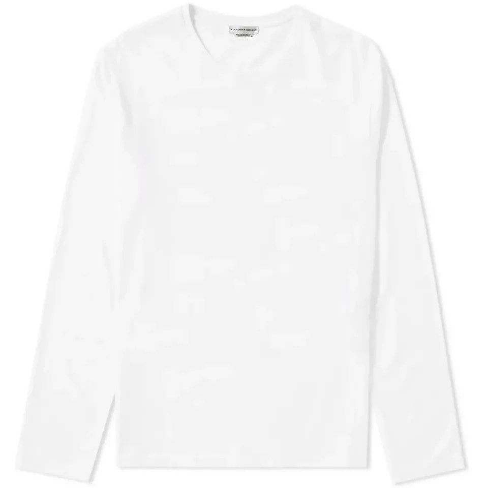 Long Sleeve Embroidered Logo Tee