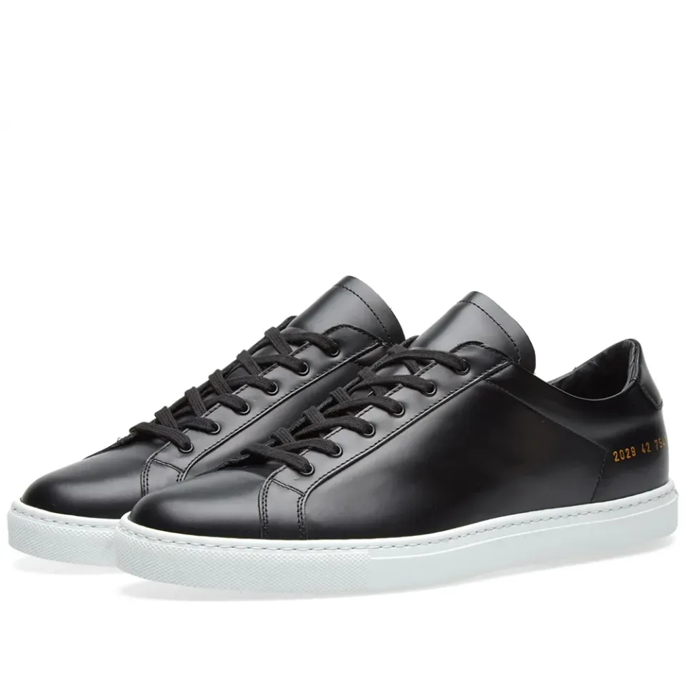 Retro Low Boxed Leather
