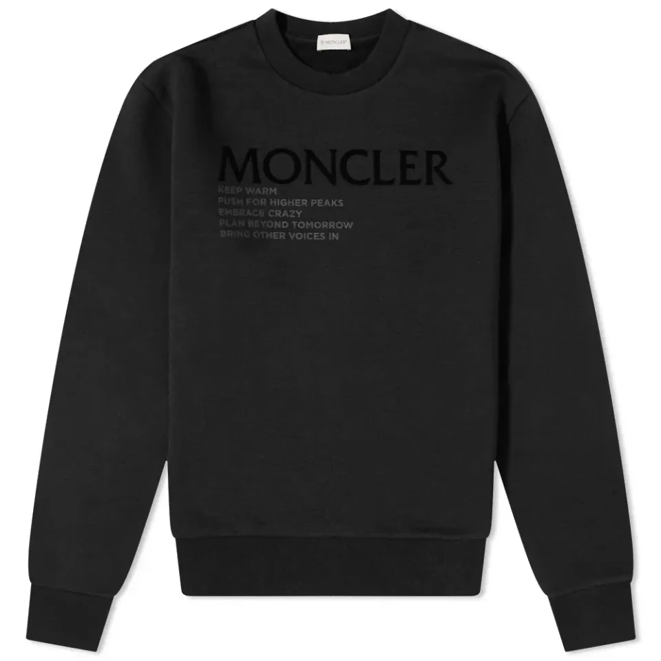 Logo Text Crew Sweat