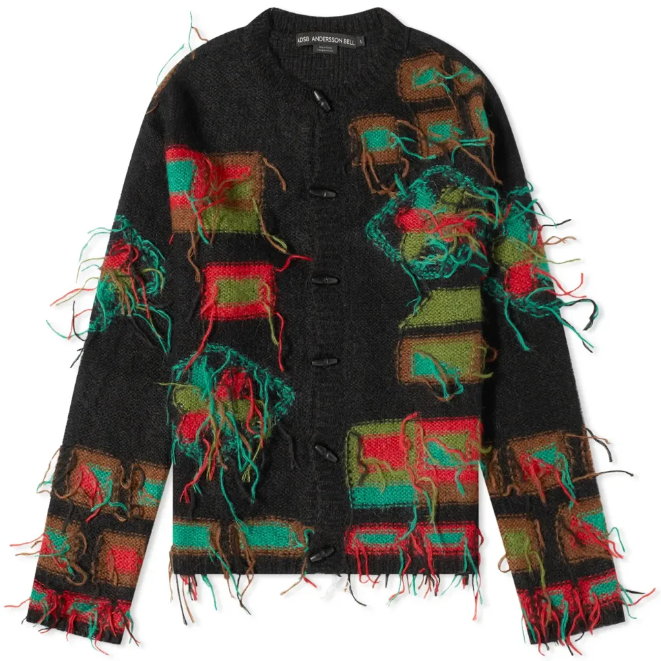 Village Intarsia Cardigan