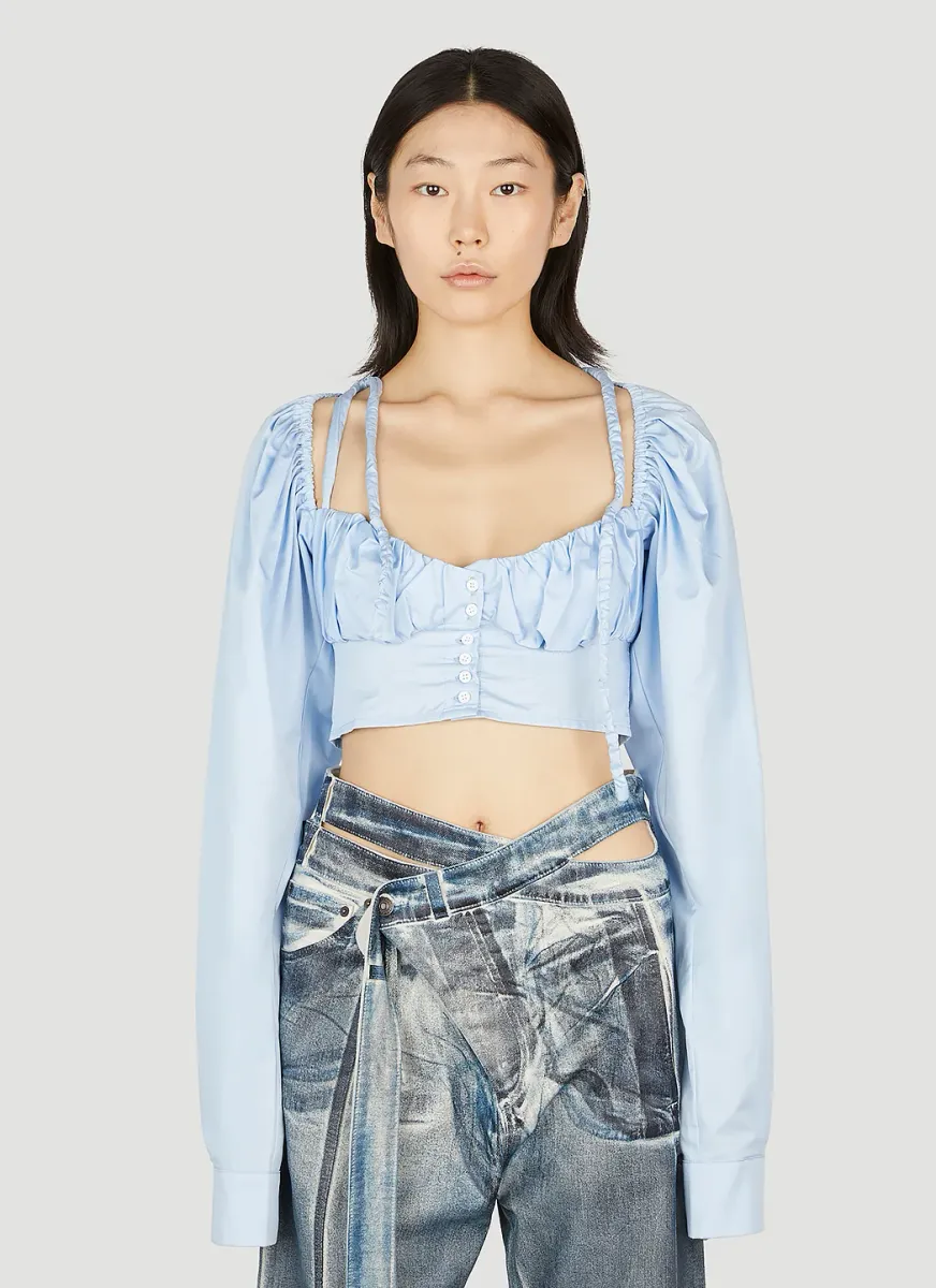 Dirndl Ruched Top
