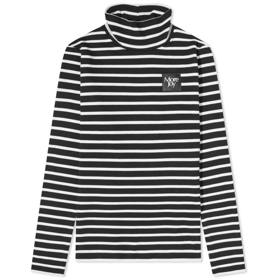 Breton Stripe Roll Neck Top