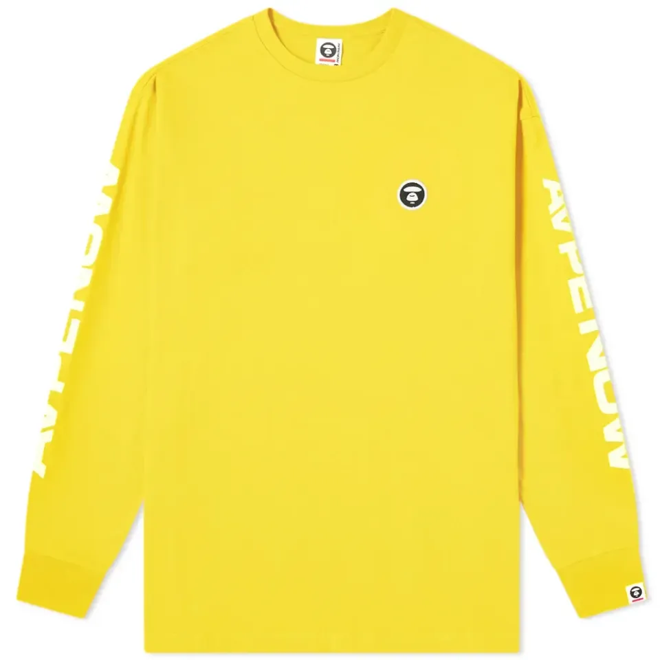 AAPE Long Sleeve Logo Arm T-Shirt