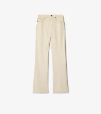 High Rise Bootcut Jeans in Ceramic white - Women, Cotton