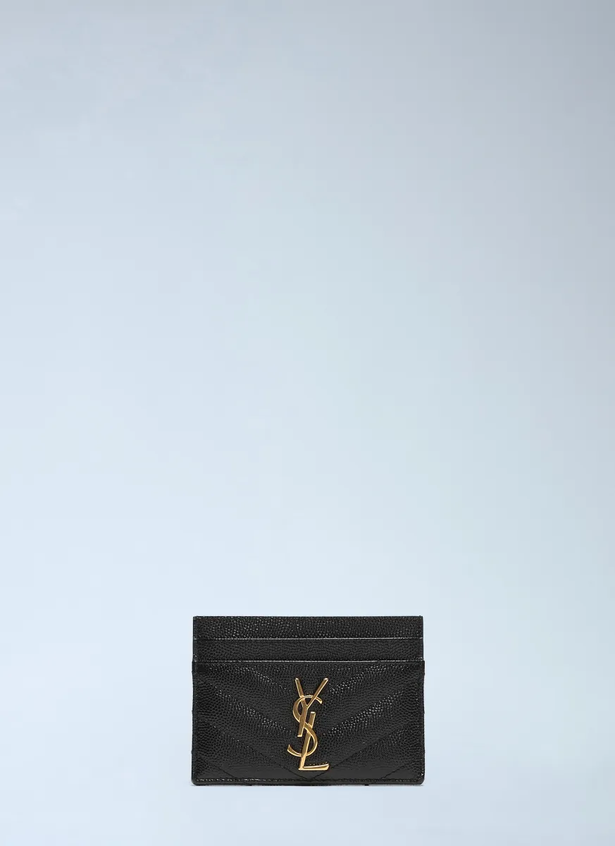 Monogram Grain de Poudre Matelassé Card Case