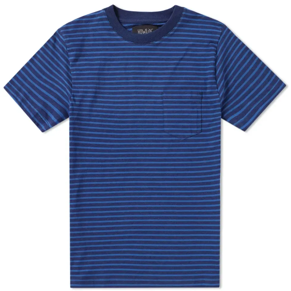 Howlin' Paradisco Stripe Pocket Tee