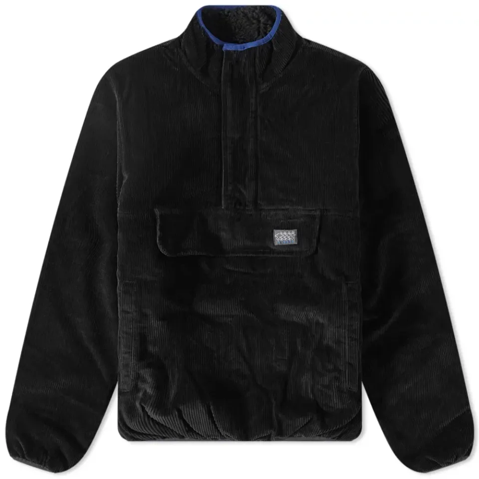 Corduroy Mock Pullover