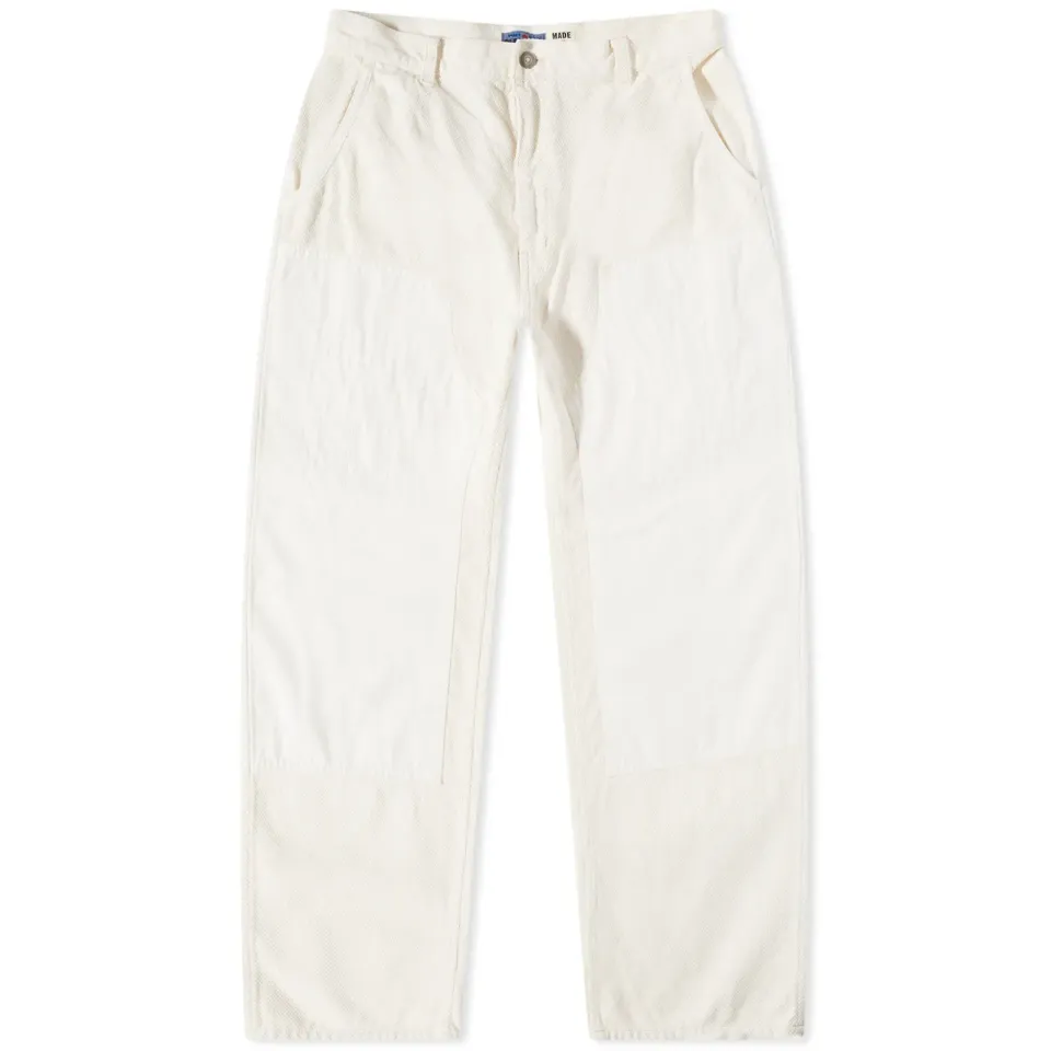 Sashiko Hand Stitched Double Knee Pant