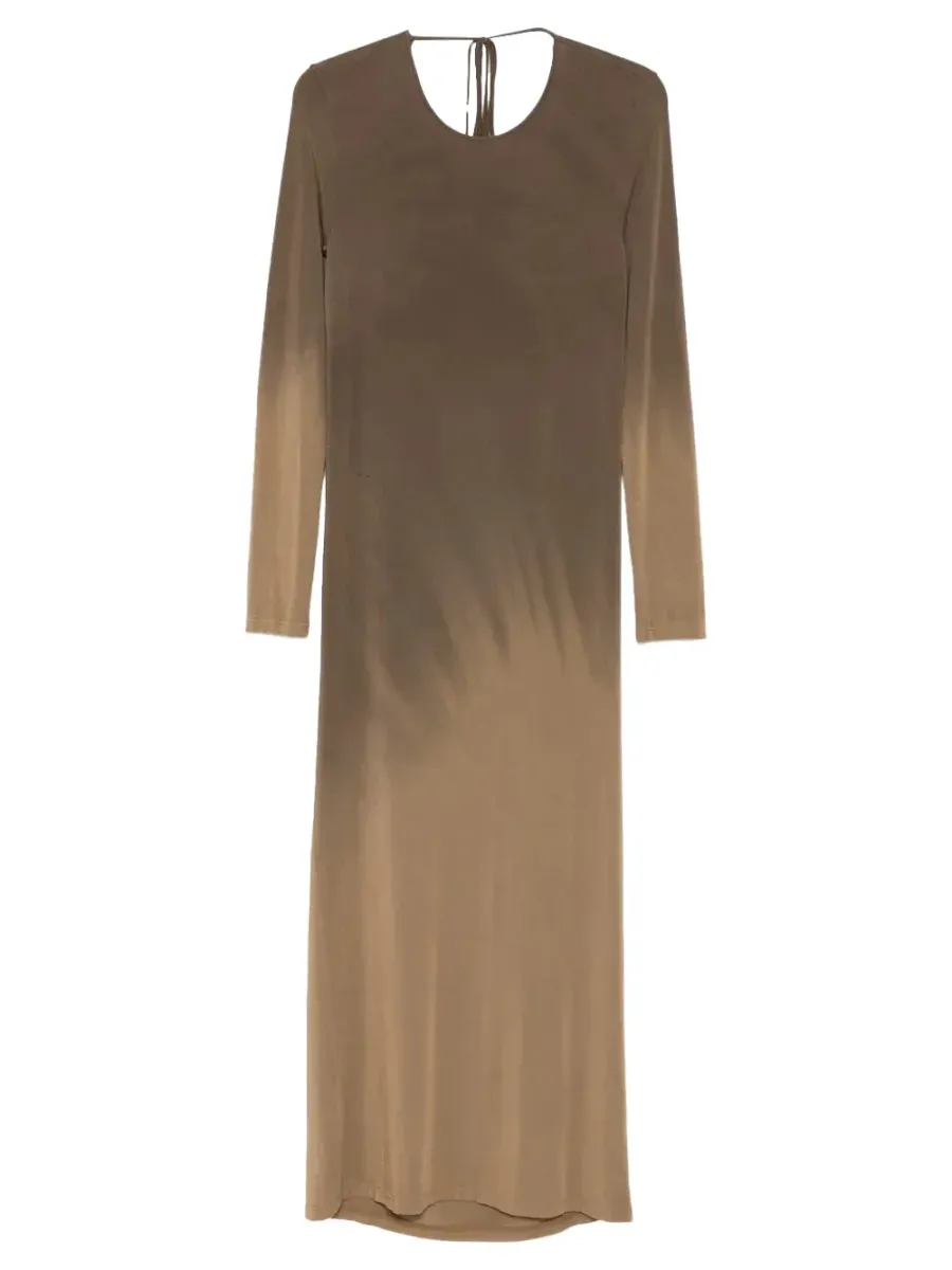 Tea Dress Olive / Brown