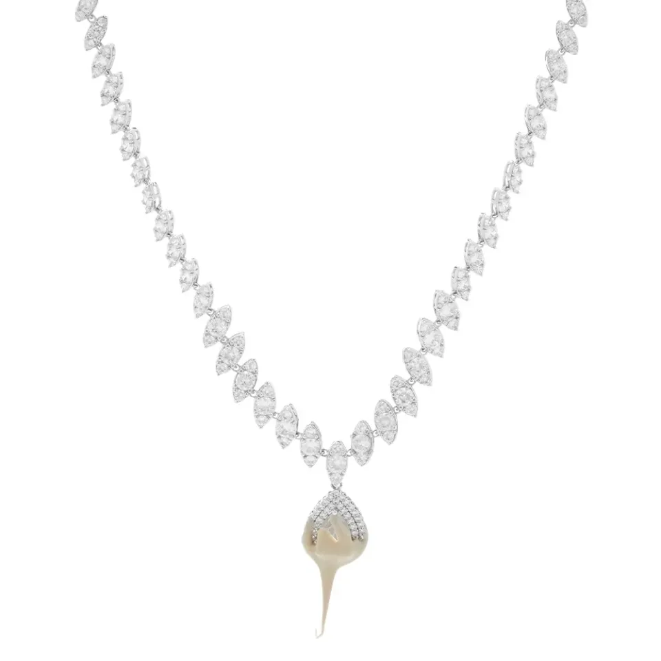 Diamond Clip Necklace