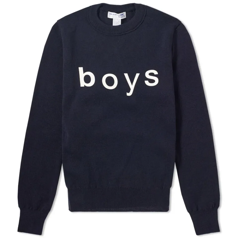 Comme des Garcons SHIRT BOYS Logo Crew Knit