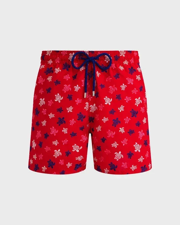 Men Swim Shorts Embroidered Ronde Des Tortues Limited Edition