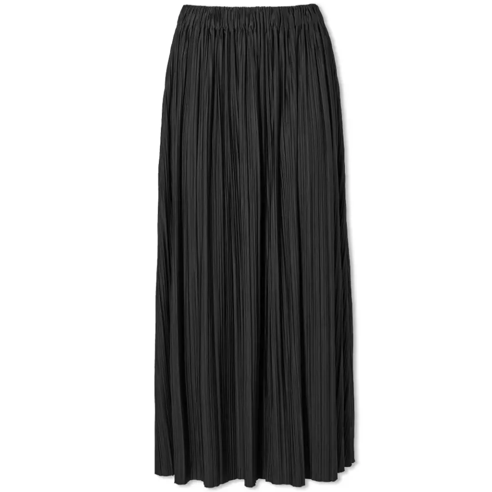 Pleated Midi Skirt