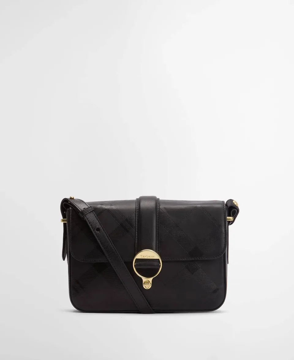 Rosa Deboss Leather Crossbody Bag