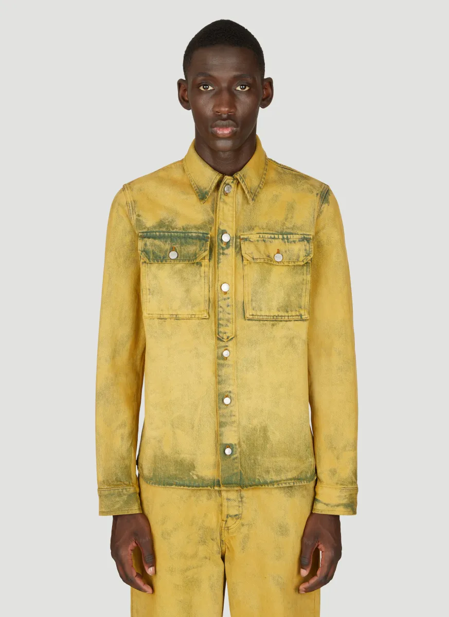 Distressed Denim Shirt