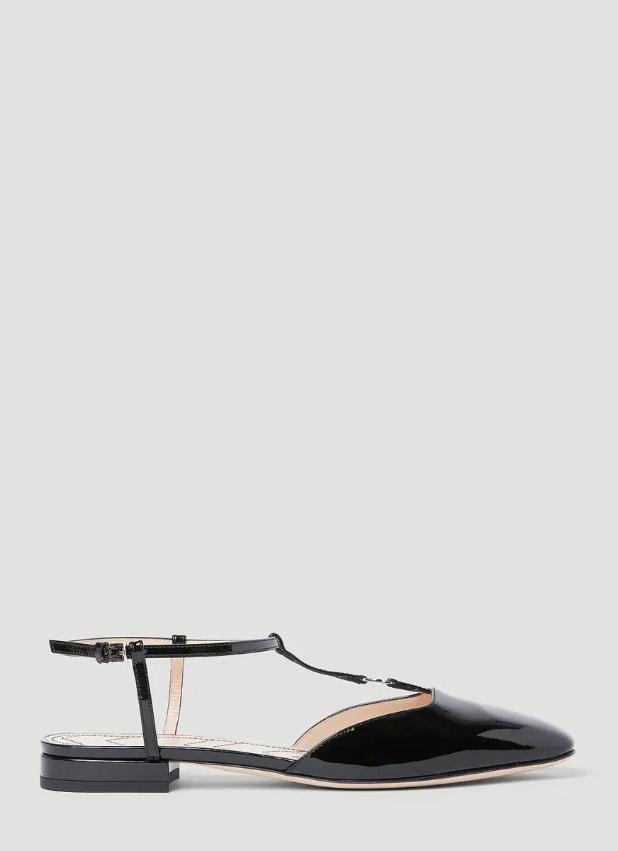 Double G Ballerina Flats