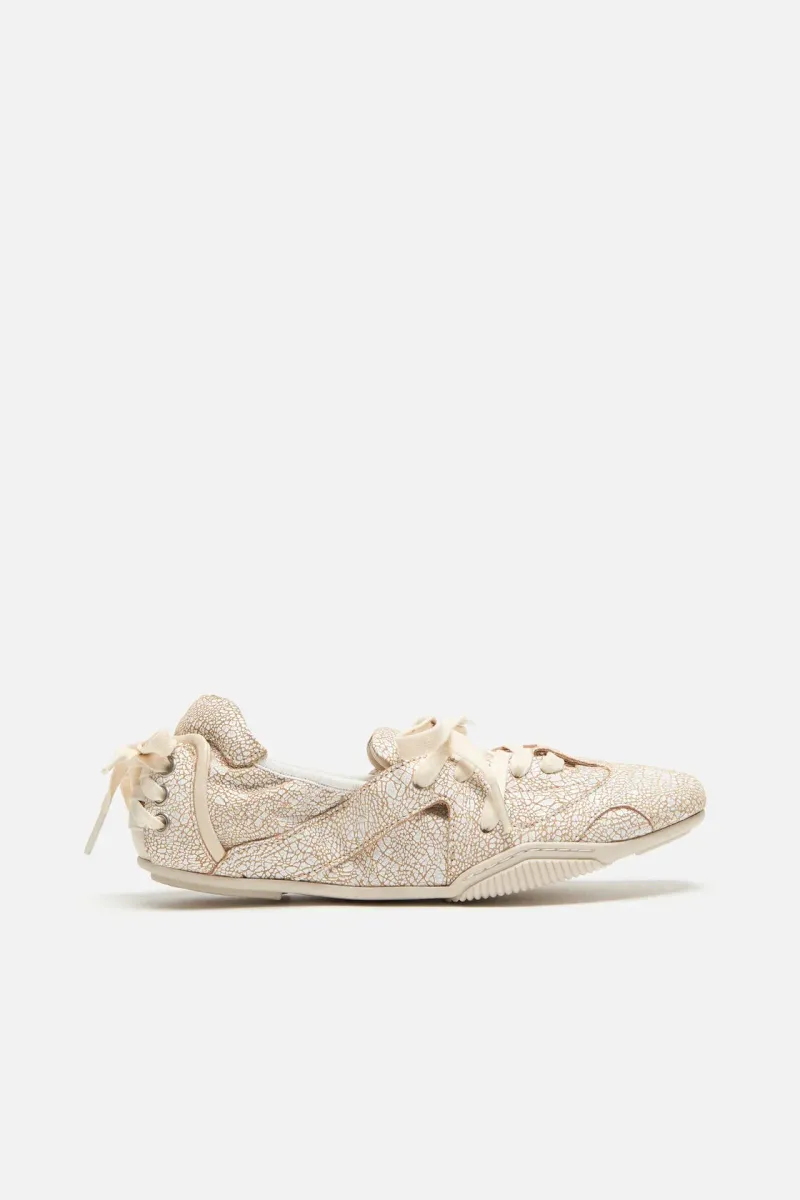 Lace-up leather shoes
