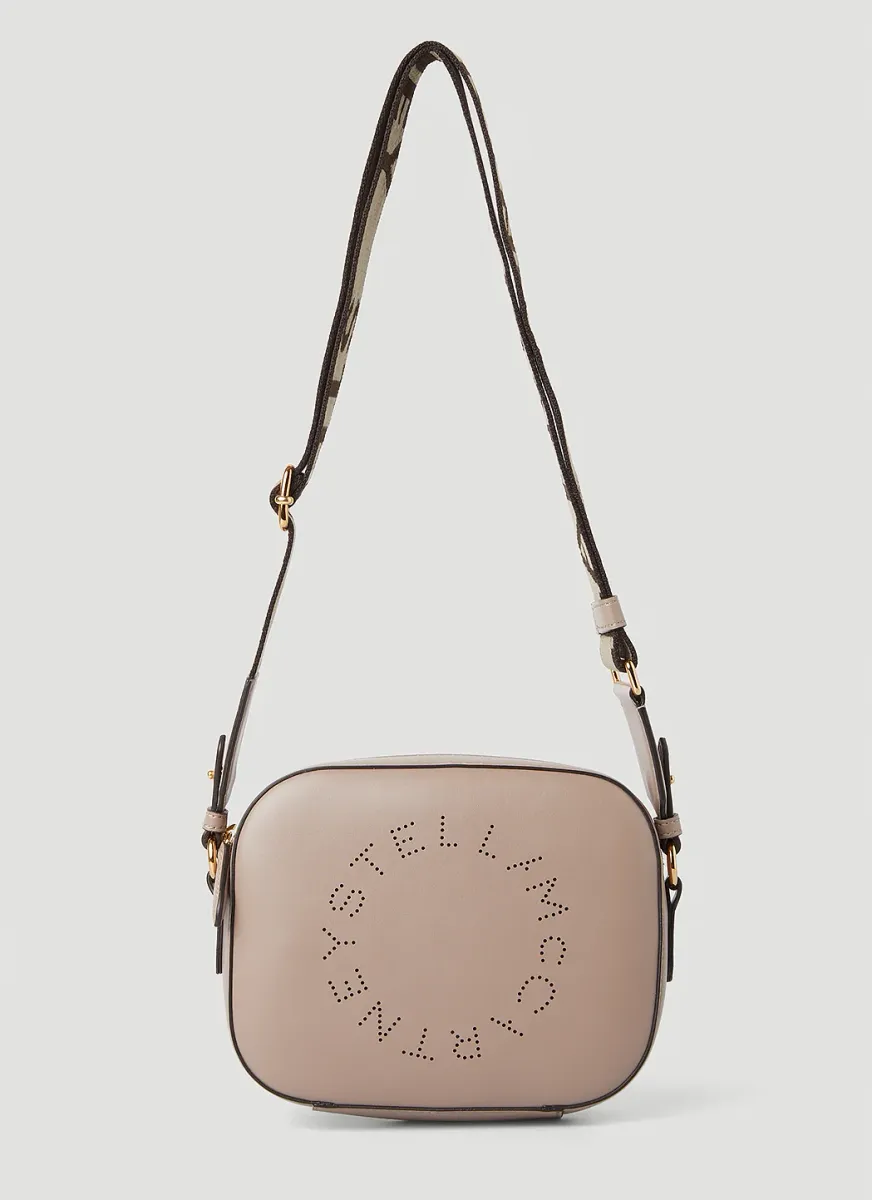 Perforated Small Camera Shoulder Bag