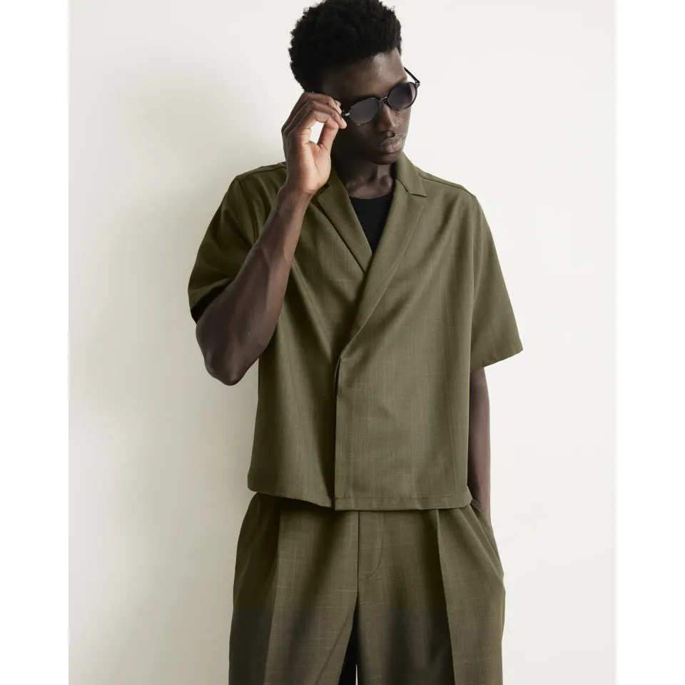 Ri Studio Short Sleeve Wrap Blazer