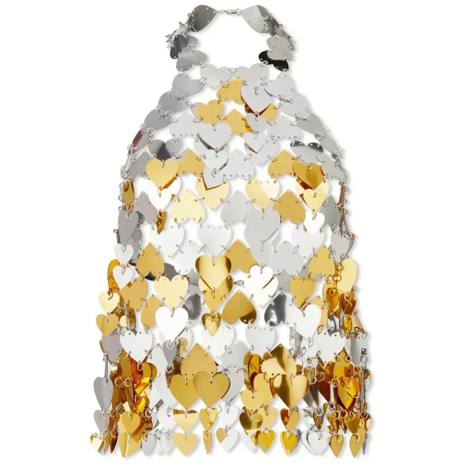 Heart Sequin Halter Top