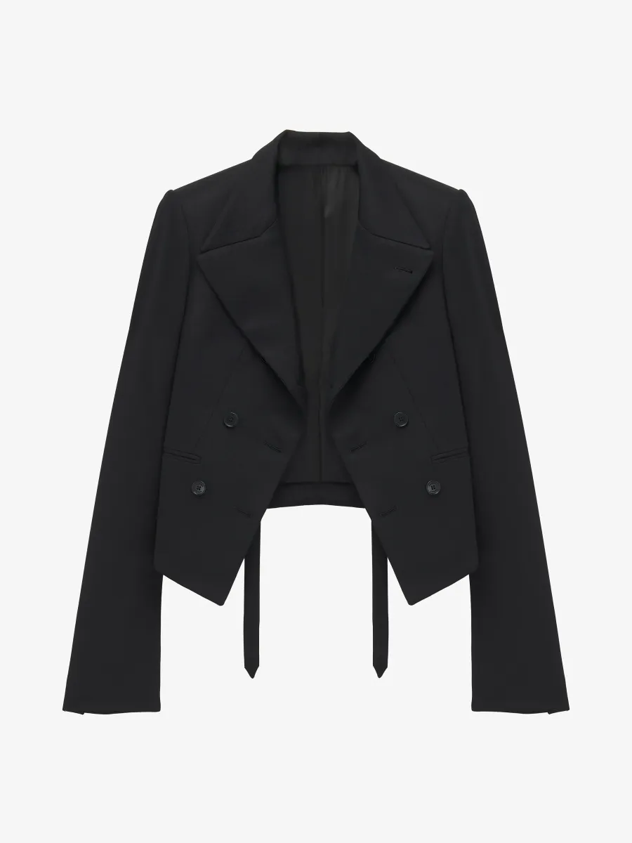 Asymmetric Lapel Jacket