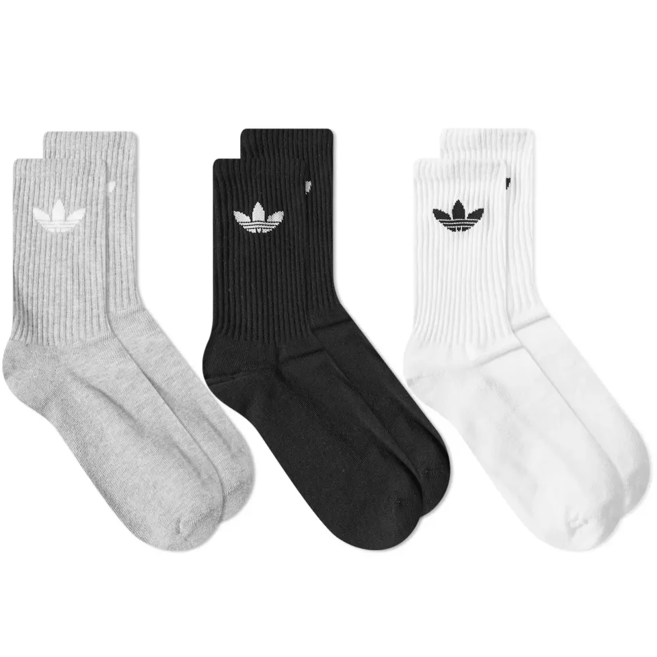 Trefoil Crew Sock - 3 Pack