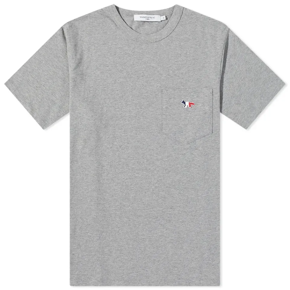 Maison Kitsuné Tricolor Fox Patch Pocket T-Shirt