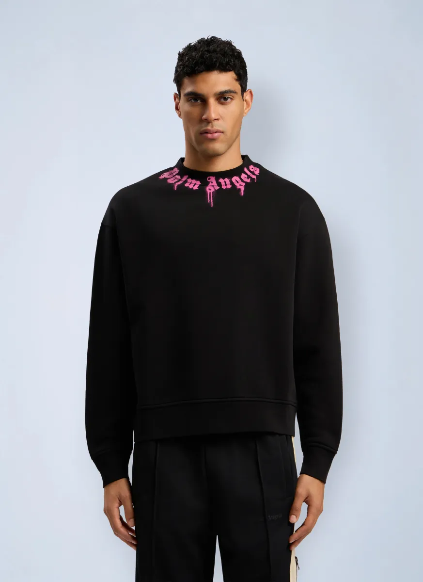 Neck Logo Crew Sweatshirt
