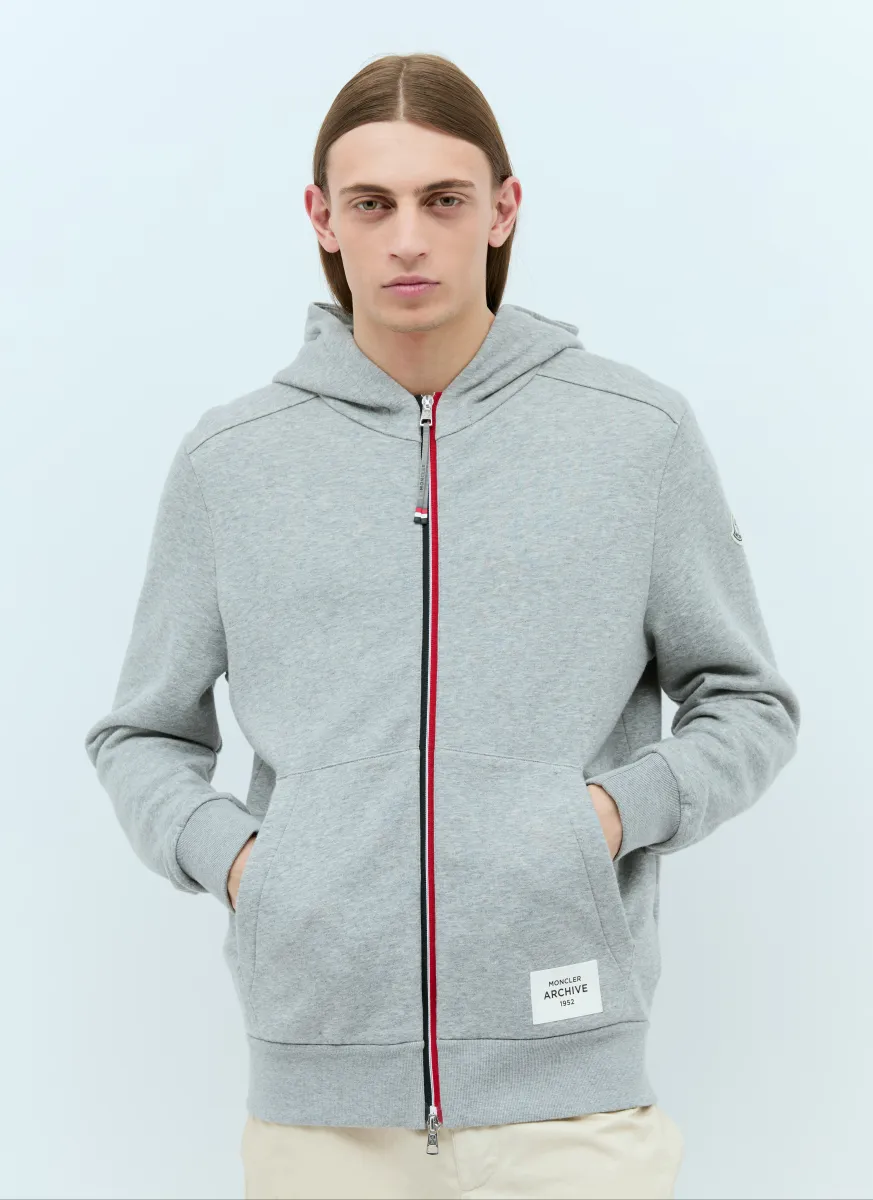 Logo Patch Hooded Sweatshirt