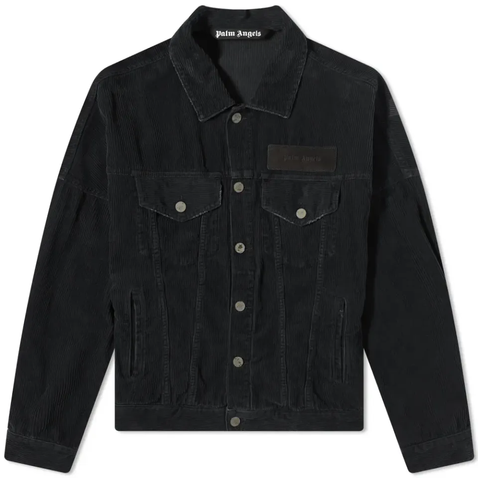 Logo Cord Trucker Jacket